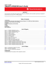Texas Instruments TMUXRTJ-RRQEVM User Manual