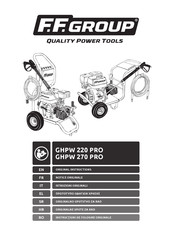 F.F. Group GHPW 270 PRO Original Instructions Manual