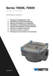 Watts 70608 Series Installation Manual