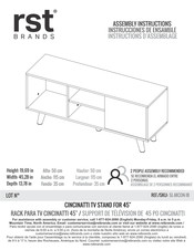 rst brands SL-MCON-18 Assembly Instructions Manual