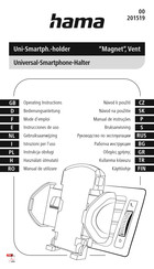 Hama 00201519 Operating Instructions Manual