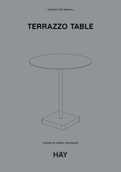 Hay TERRAZZO TABLE Instruction Manual