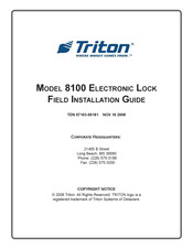 Triton 8100 Installation Manual