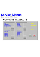 Panasonic TX-25ADIE Service Manual