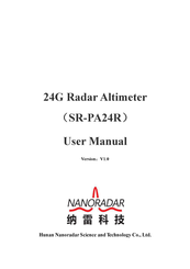 nanoradar SR-PA24R User Manual
