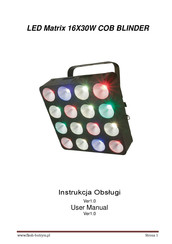 Flash butrym LED Matrix 16X30W COB BLINDER User Manual