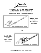 Mantis 2224 DAHM Owner's Manual And Assembly Instructions
