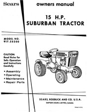 Sears 917.25200 Owner's Manual