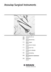 B. Braun Aesculap Surgical Instruments Instructions For Use Manual