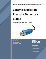 Fike CEREX Installation And Maintenance Instructions Manual