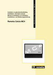 REMEHA Celcia MC4 Installation And User Manual