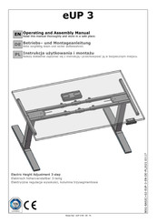 Nowy Styl eUP 3 Operating And Assembly Manual