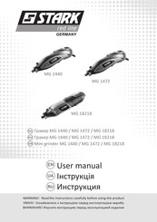 Stark red line MG 1472 User Manual