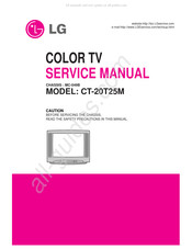 LG CT-20T25M Service Manual