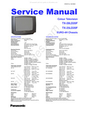 Panasonic TX-28LD20F Service Manual