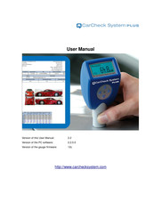 Automation Dr. Nix CarCheck System PLUS User Manual