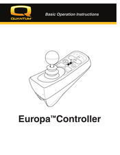 Quantum Europa Operation Instructions Manual