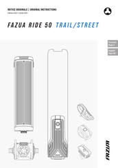 FAZUA RIDE 5 0 TRAIL/STREET Original Instructions Manual