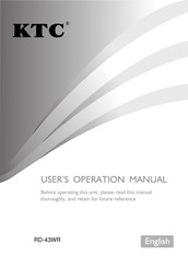 KTC HS-SK321 User's Operation Manual