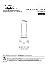 Highland BL1189 Manual