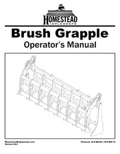 Homestead Brush Grapple Operator's Manual