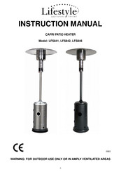 Lifestyle CAPRI LFS841 Instruction Manual