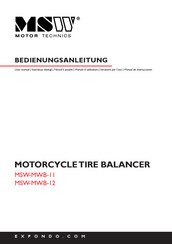 MSW Motor Technics MSW-MWB-11 User Manual