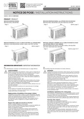 OUTSTEEL BROUSSE S Installation Instructions Manual