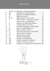 Simon, Evers & Co 63-484028-PX001 Installation And Operation Manual