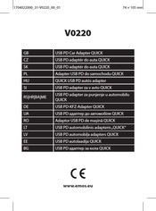 Emos V0220 Quick Start Manual