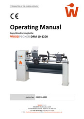Woodpecker DRM 10-1200 Operating Manual