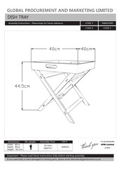 Gpm CODE 3 Assembly Instructions Manual