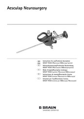 B. Braun Aesculap Neurosurgery Instructions For Use/Technical Description