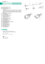 B. Braun 52558 Instructions For Use/Technical Description