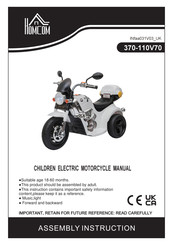 HOMCOM 370-110V70 Manual