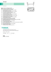 B. Braun Aesculap 008349 Instructions For Use/Technical Description
