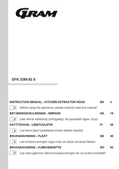 Gram EFK 3290-92 X Instruction Manual