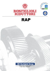 BONFIGLIOLI C RAP Series Installation Manual