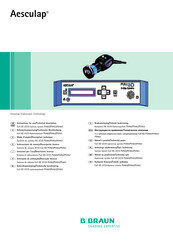 B. Braun Aesculap Endoscopic Technology Instructions For Use/Technical Description