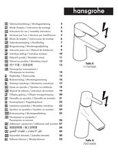 Hans Grohe Talis S 72016000 Instructions For Use/Assembly Instructions