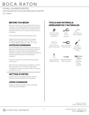 Signature Hardware BOCA RATOR 948898 Quick Start Manual