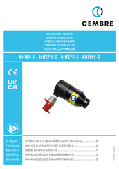 Cembre RHTEPD-S Operation And Maintenance Manual