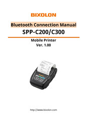 BIXOLON SPP-C300 Bluetooth Connection Manual