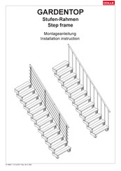 Dolle GARDENTOP Step frame Installation Instruction