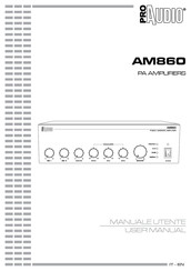 ProAudio AM860 User Manual