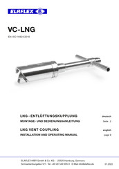 Elaflex VC-LNG Installation And Operating Manual