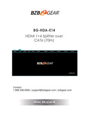 BZBGEAR BG-HDA-E14 User Manual