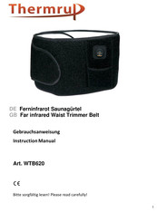 Thermrup WTB620 Instruction Manual