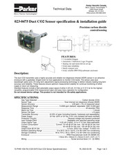 Parker 023-0475 Specification & Installation Manual
