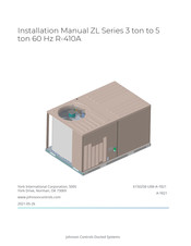 Johnson Controls ZL05 Installation Manual